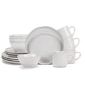 Artisan Ceramic Stoneware Dinnerware Set, Service for 4 – Classic White