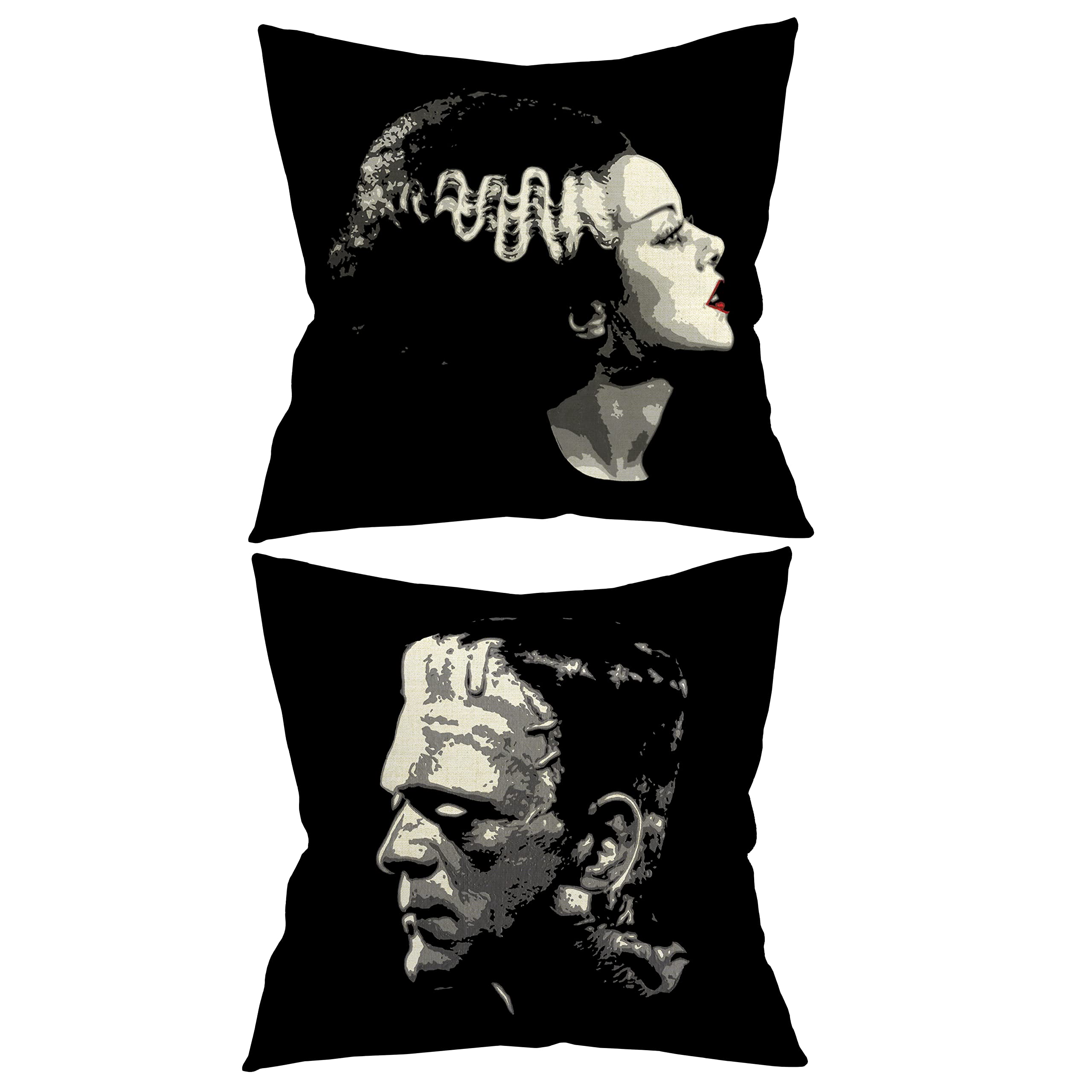 18x18 in Set of 2 Halloween Horror Throw Pillow Covers