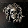 Medusa Skull Hand-Painted Resin Magnet