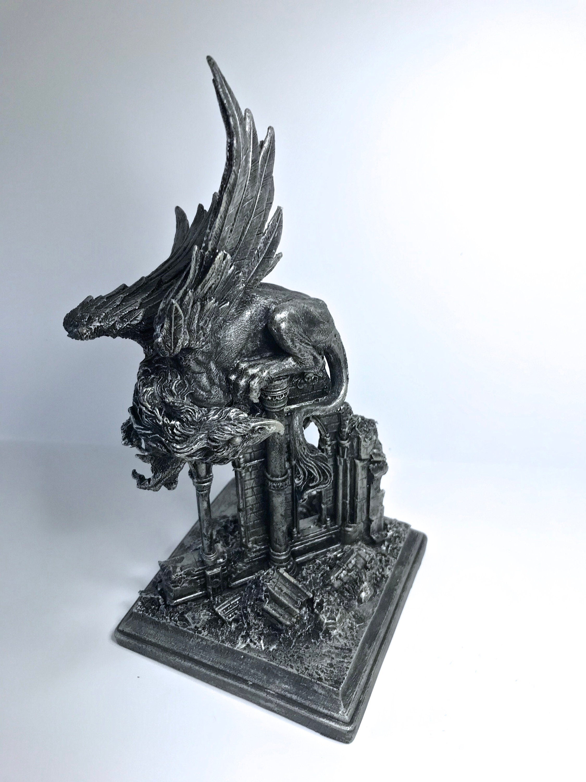 Griffin Hand-Painted Resin Figurine