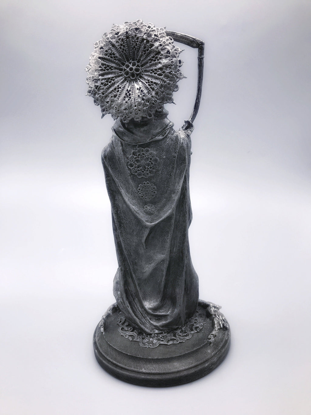 Santa Muerte Hand-Painted Resin Figurine