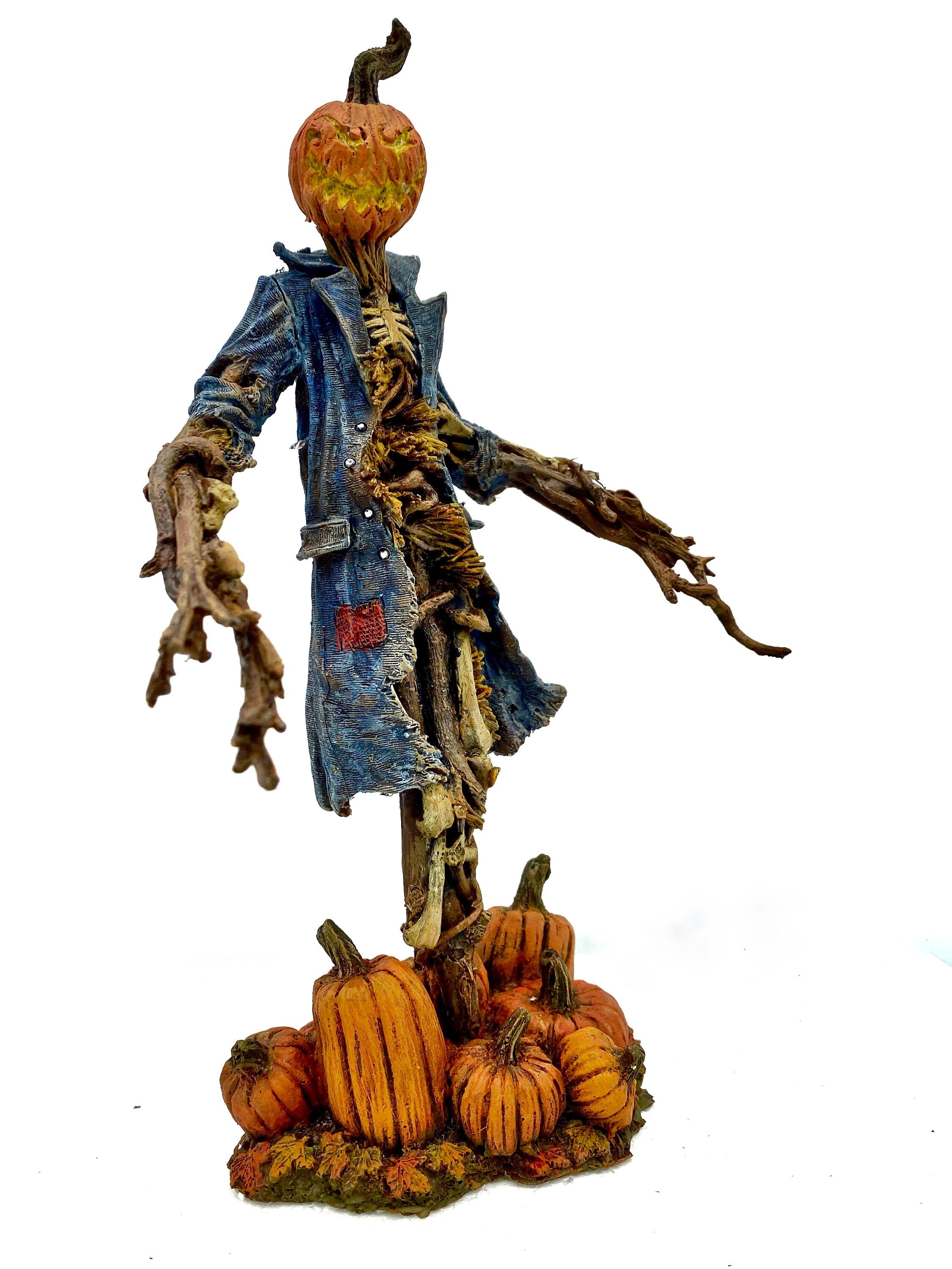 Scarecrow Hand-Painted Resin Figurine — Version 2