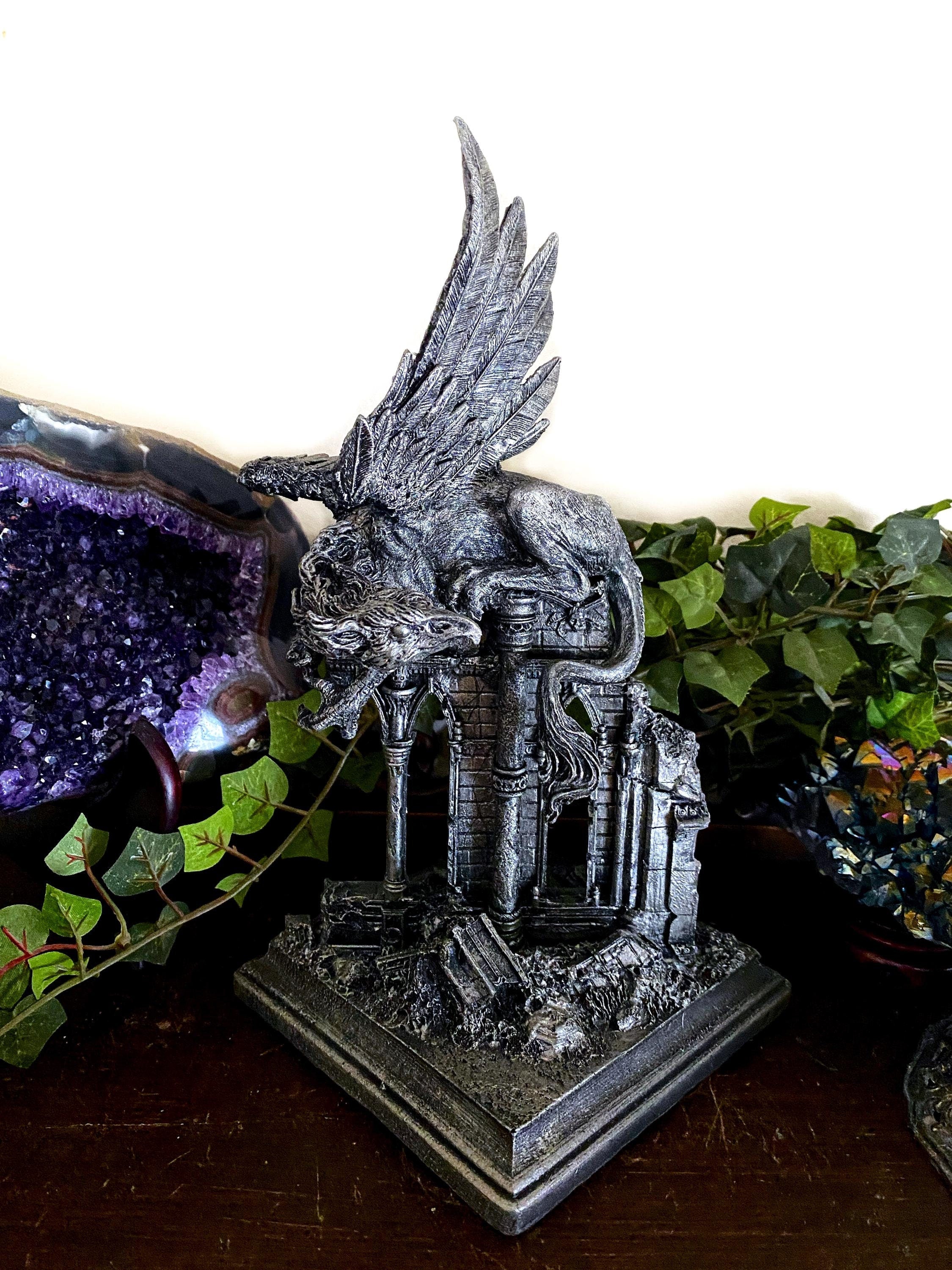 Griffin Hand-Painted Resin Figurine