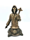 Healthcare Worker Bust — Plague Doctor Variant, Bronze Finish