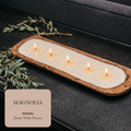 5-Wick Dough Bowl Soy Candle – Magnolia