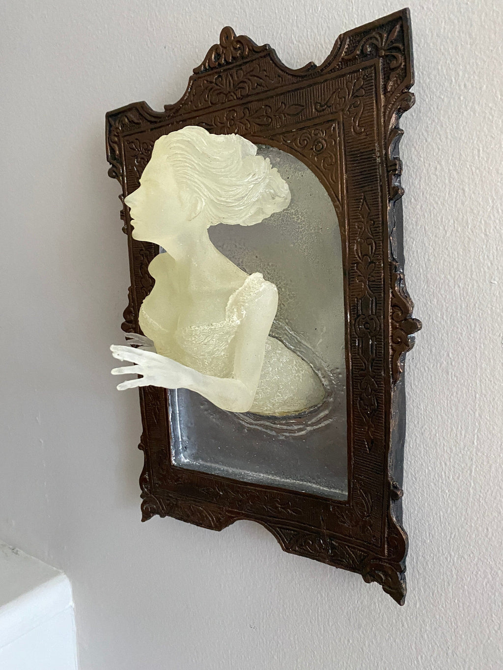 Ghost in the Mirror Wall Plaque — Glow in the Dark Large