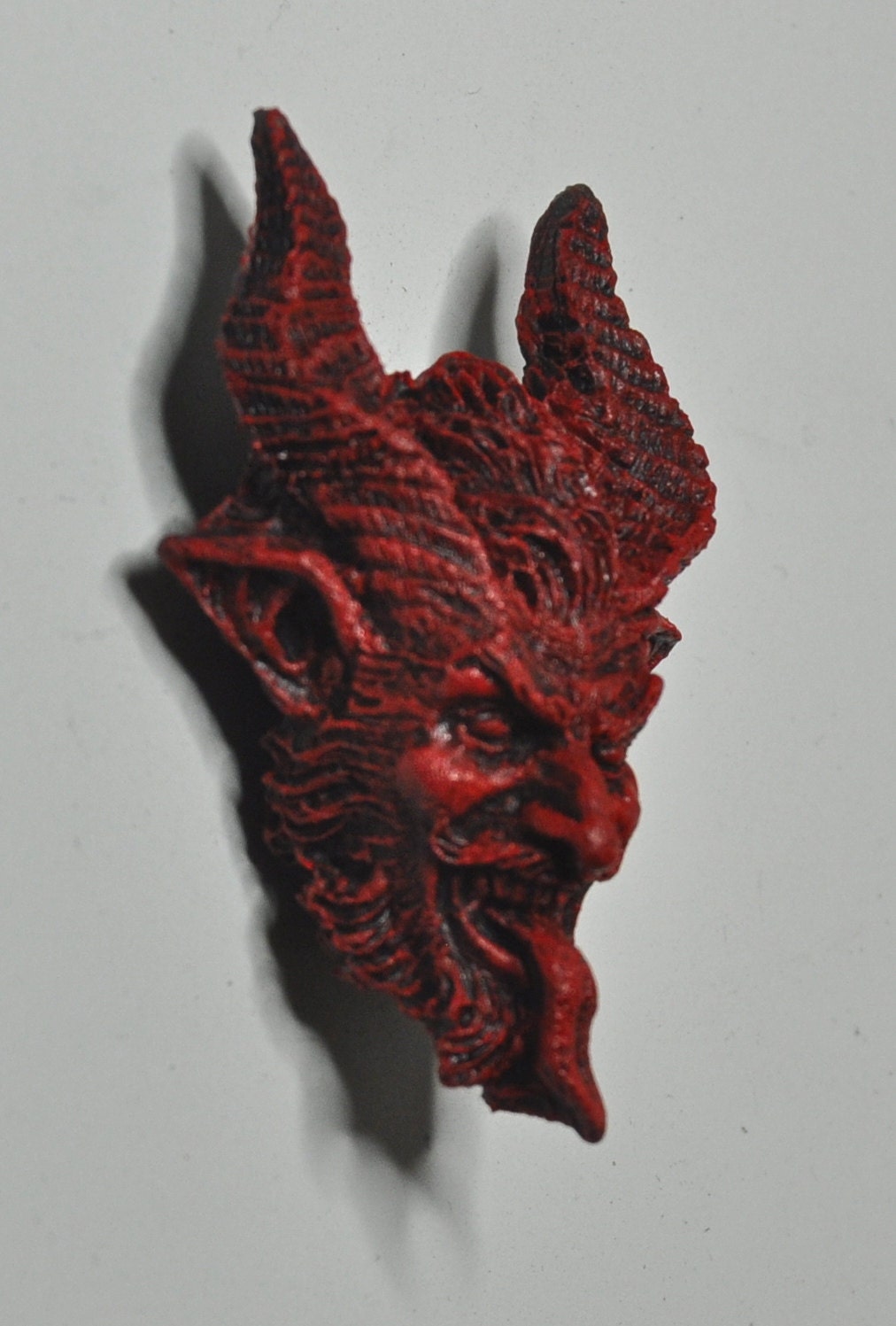 Krampus Hand-Painted Resin Magnet