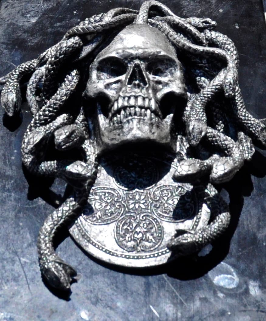 Medusa Skull Wall Plaque