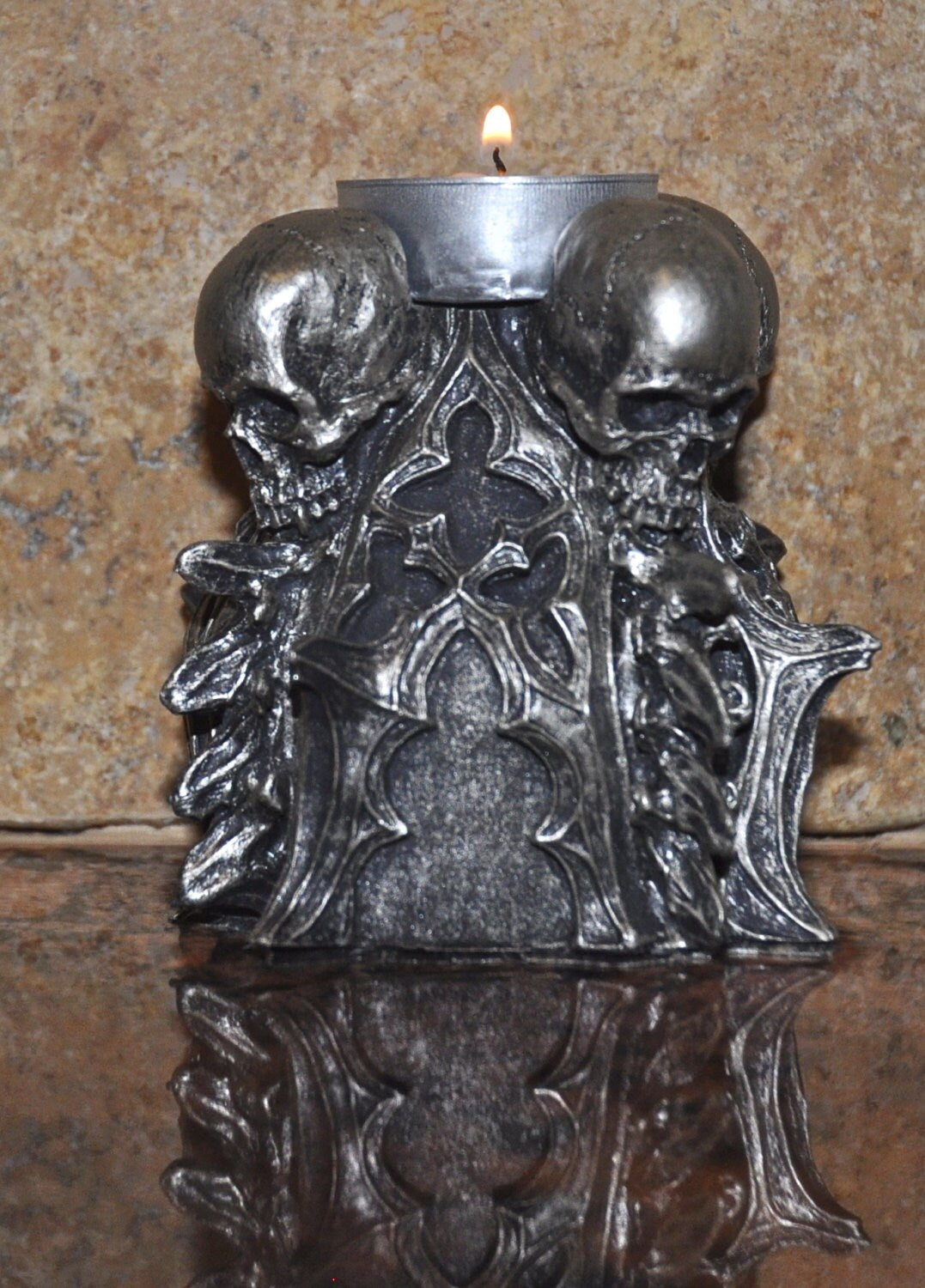Requiem Gothic Tea Light Holder