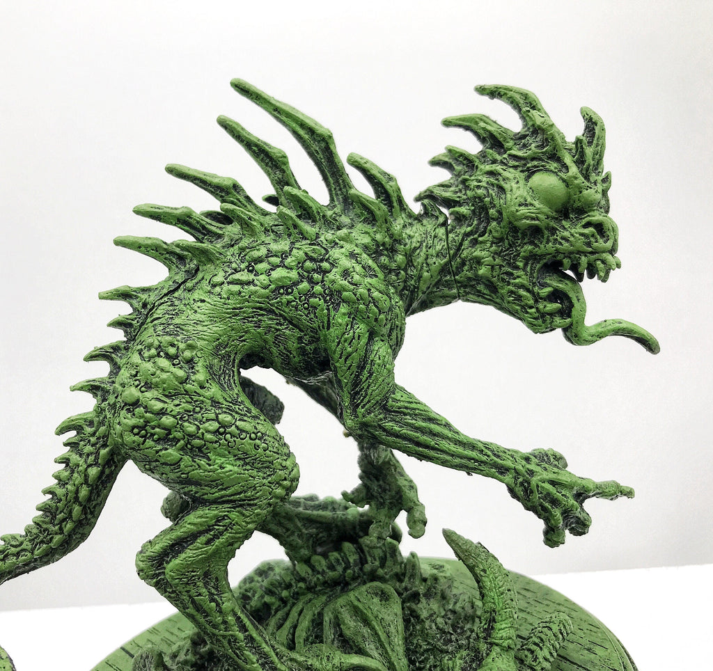 Chupacabra Hand-Painted Resin Figurine