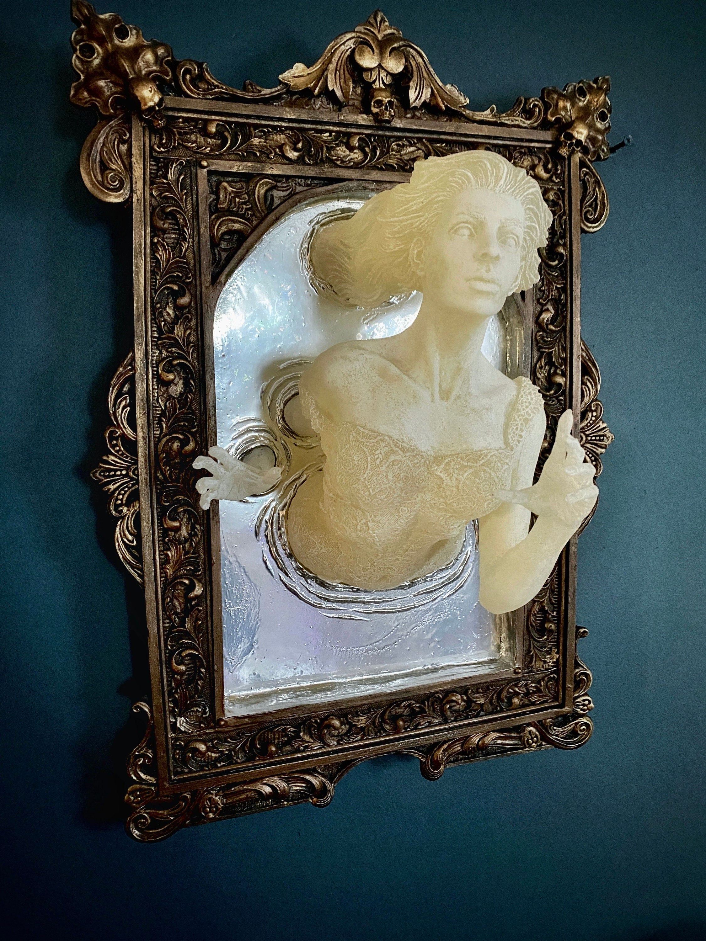 Ghost in the Mirror Wall Plaque — Glow in the Dark XL