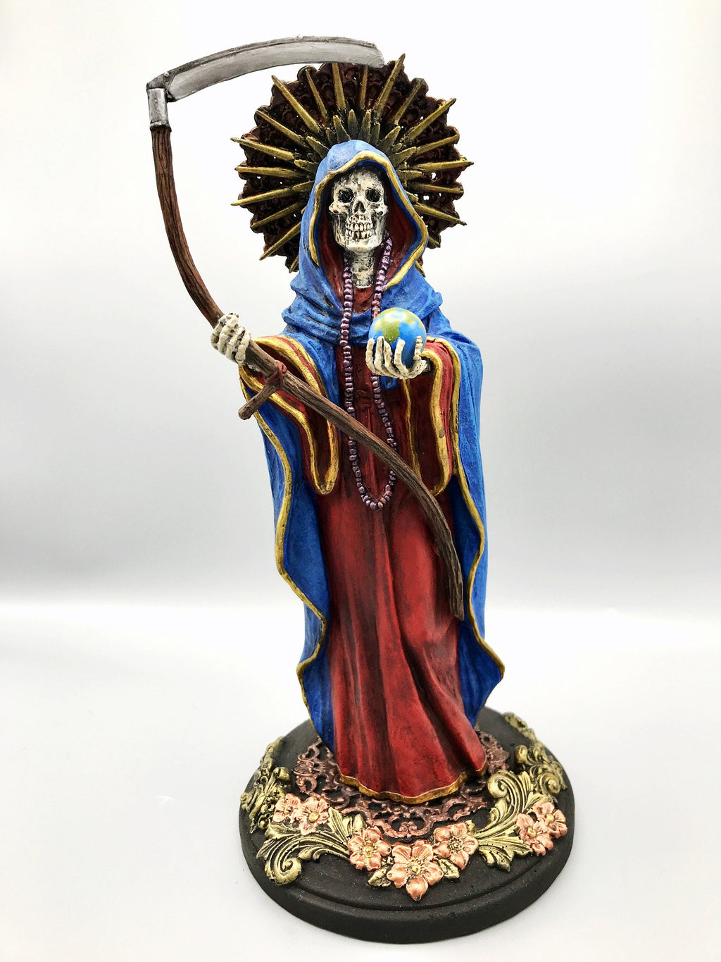 Santa Muerte Statue — Full Color
