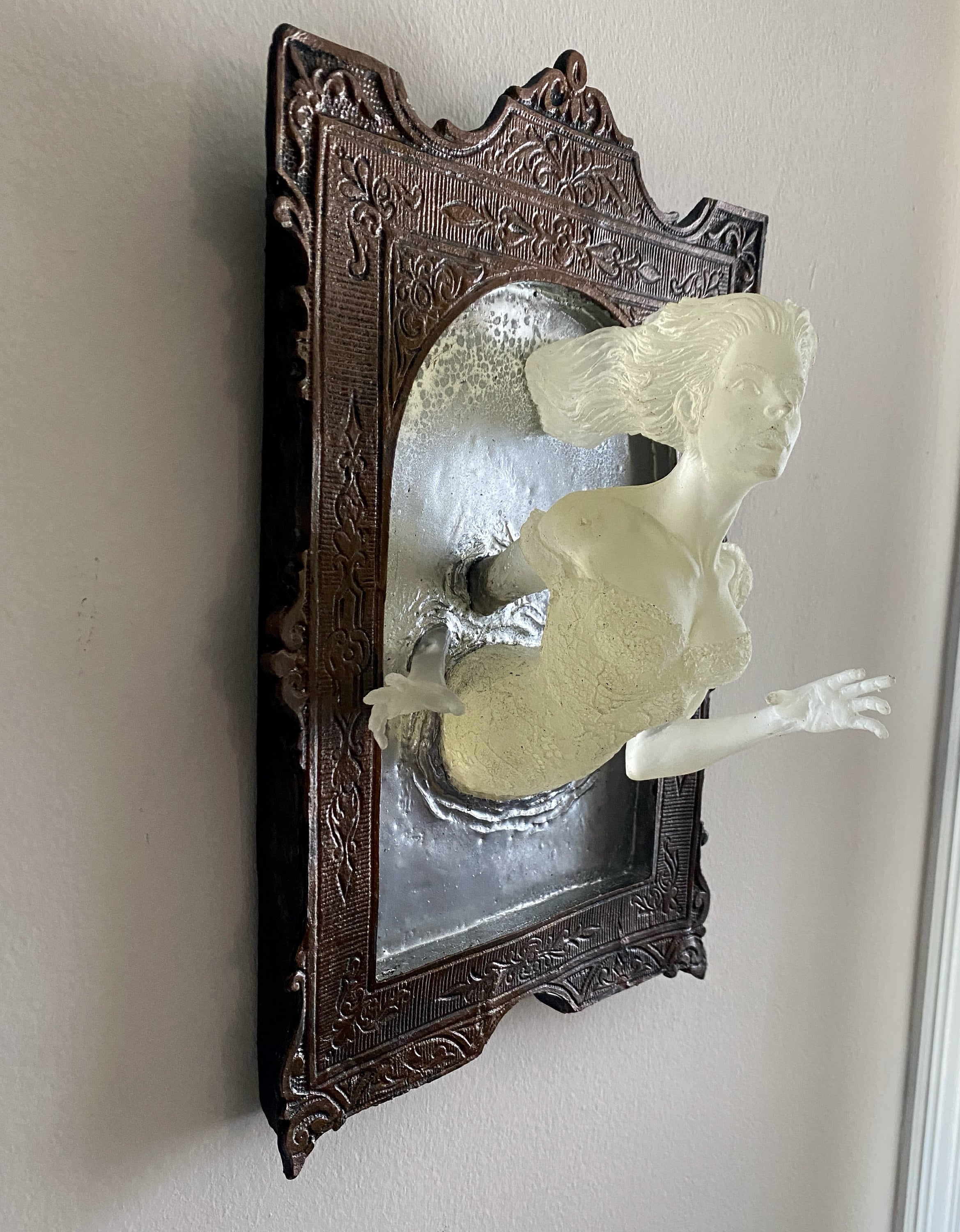 Ghost in the Mirror Wall Plaque — Glow in the Dark Large