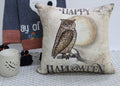 Halloween Owl Embroidered Throw Pillow — 20" x 20"