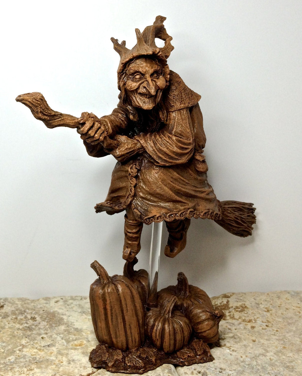 La Befana the Witch Hand-Painted Resin Figurine