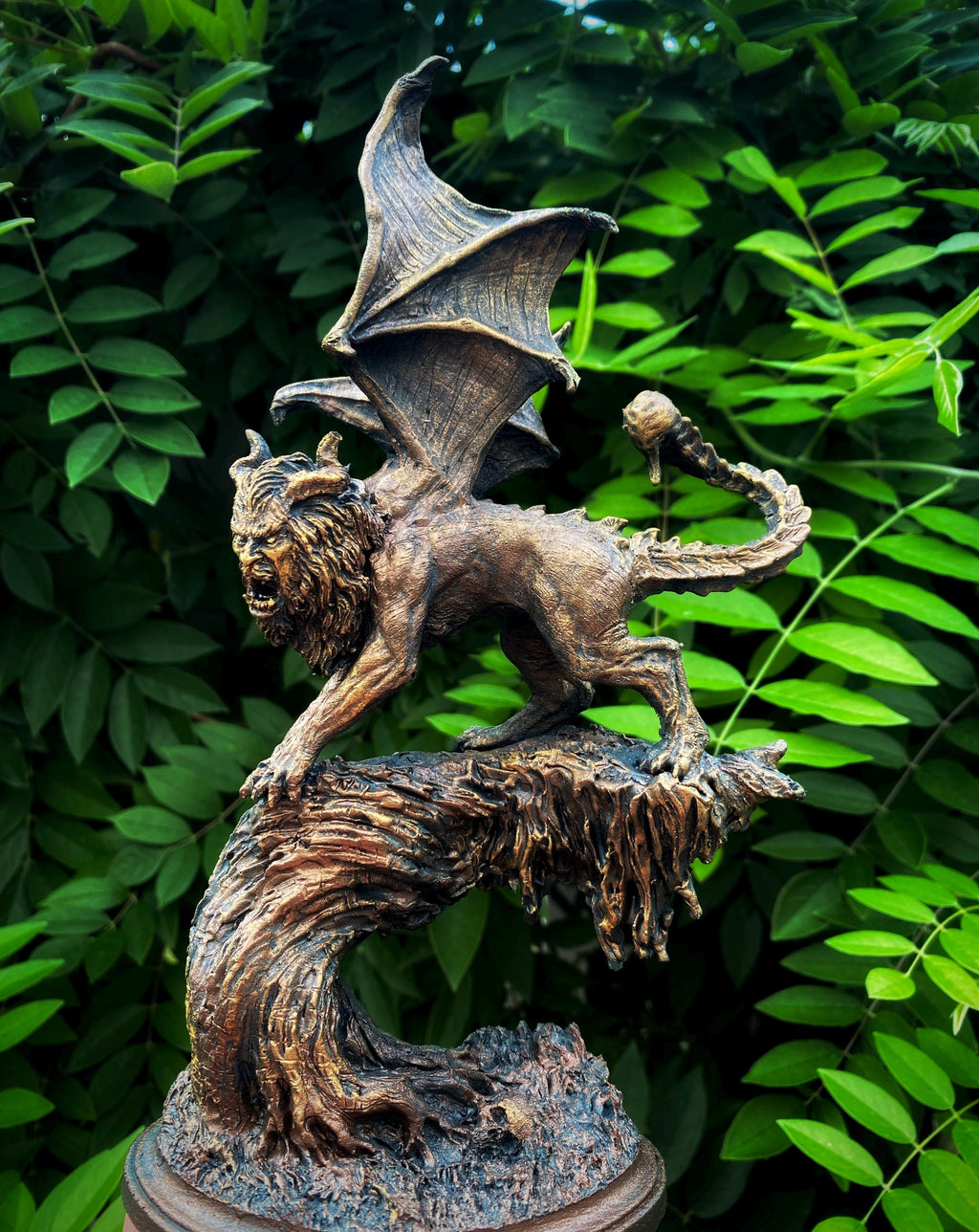 Manticore Hand-Painted Resin Figurine