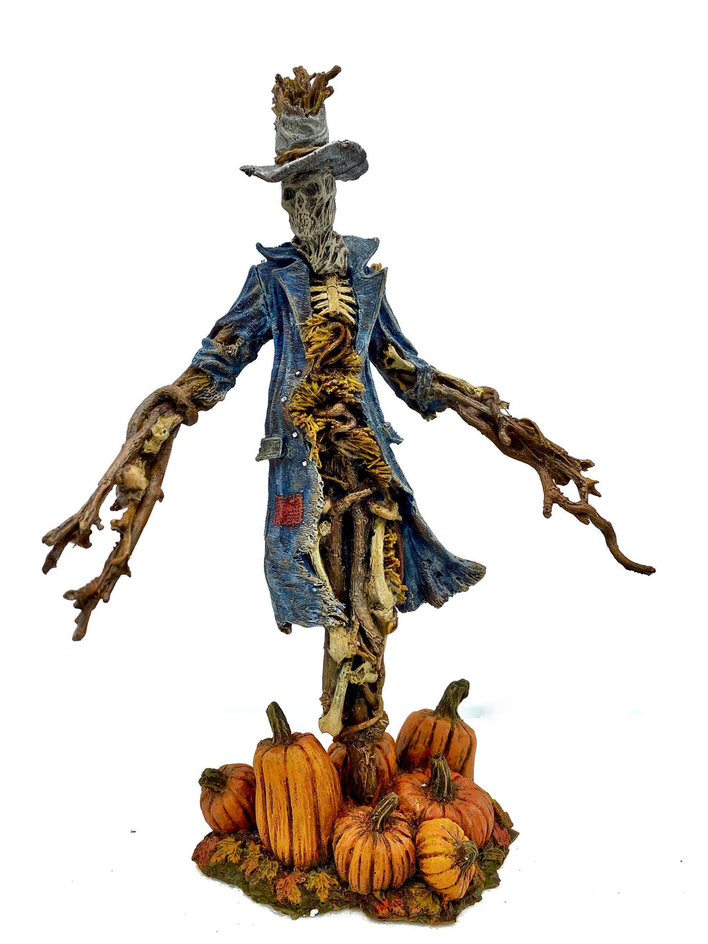 Scarecrow Hand-Painted Resin Figurine — Version 2