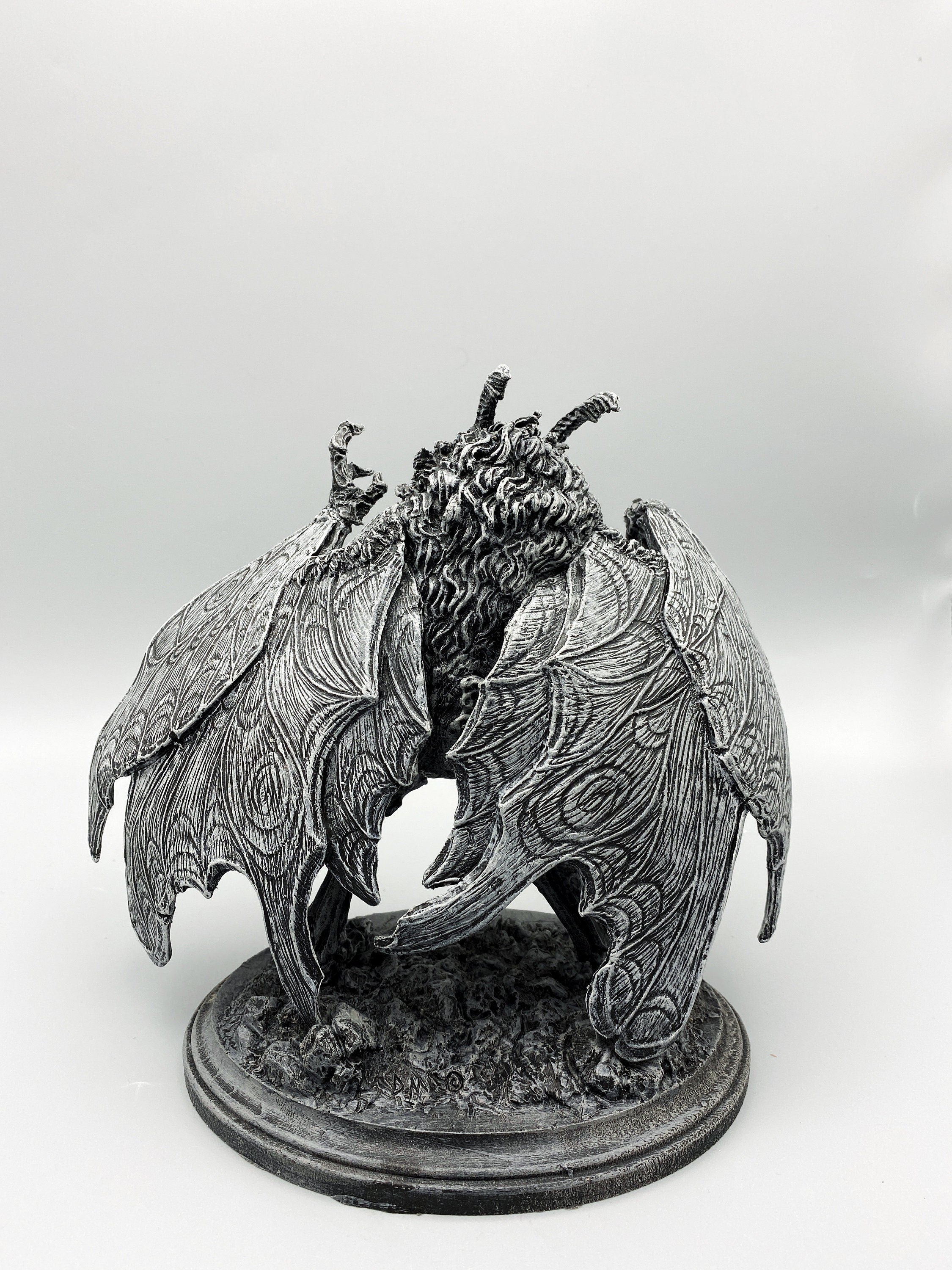Mothman Hand-Painted Resin Figurine