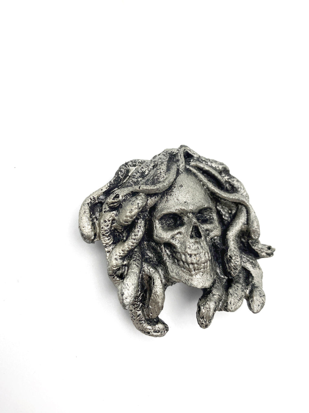 Medusa Skull Hand-Painted Resin Magnet