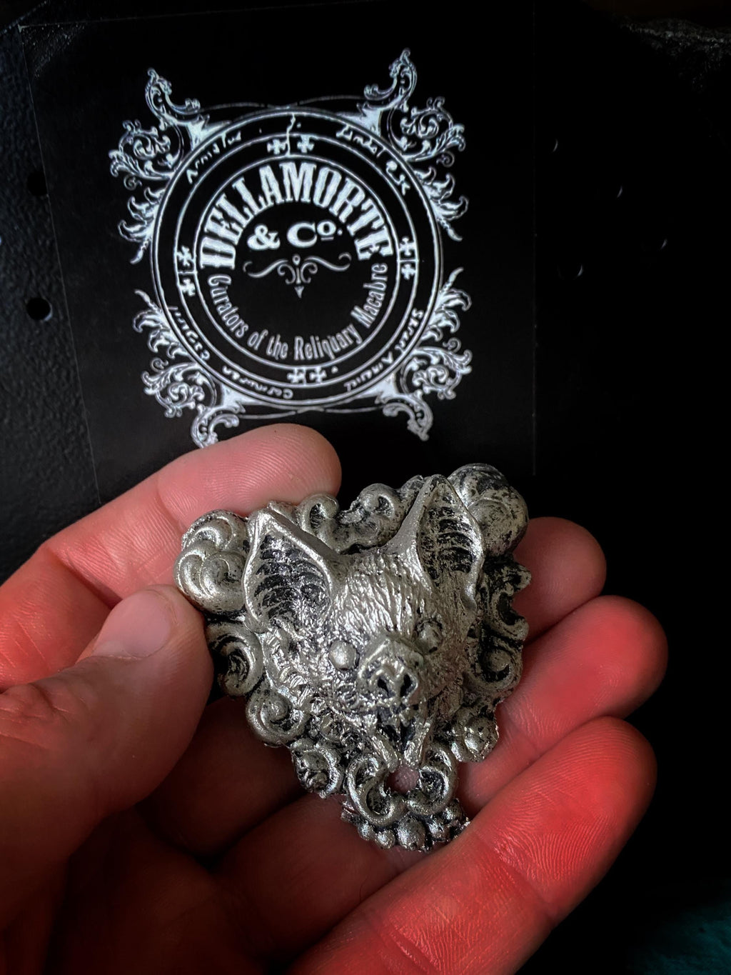 Vampire Bat Hand-Painted Resin Magnet