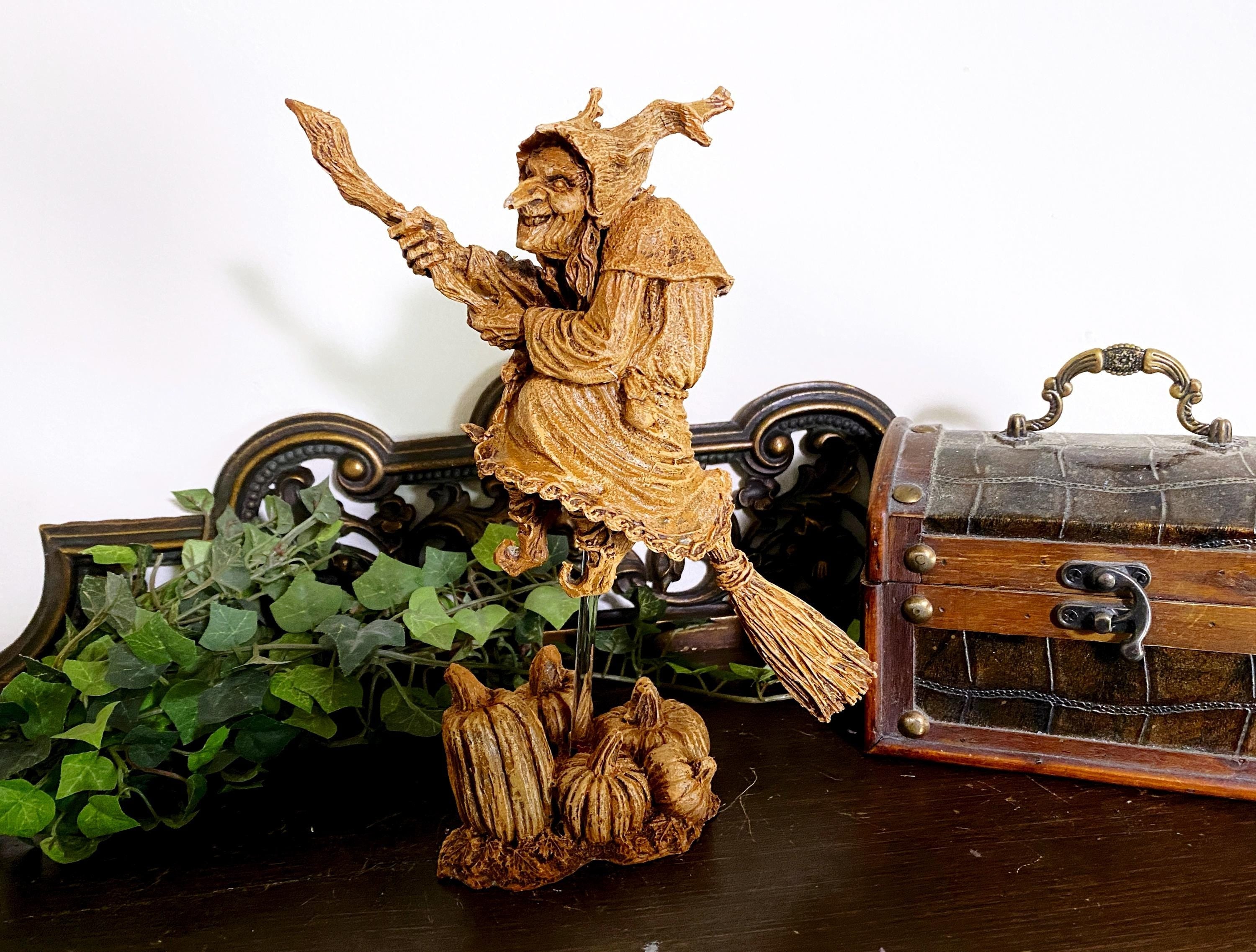 La Befana the Witch Hand-Painted Resin Figurine