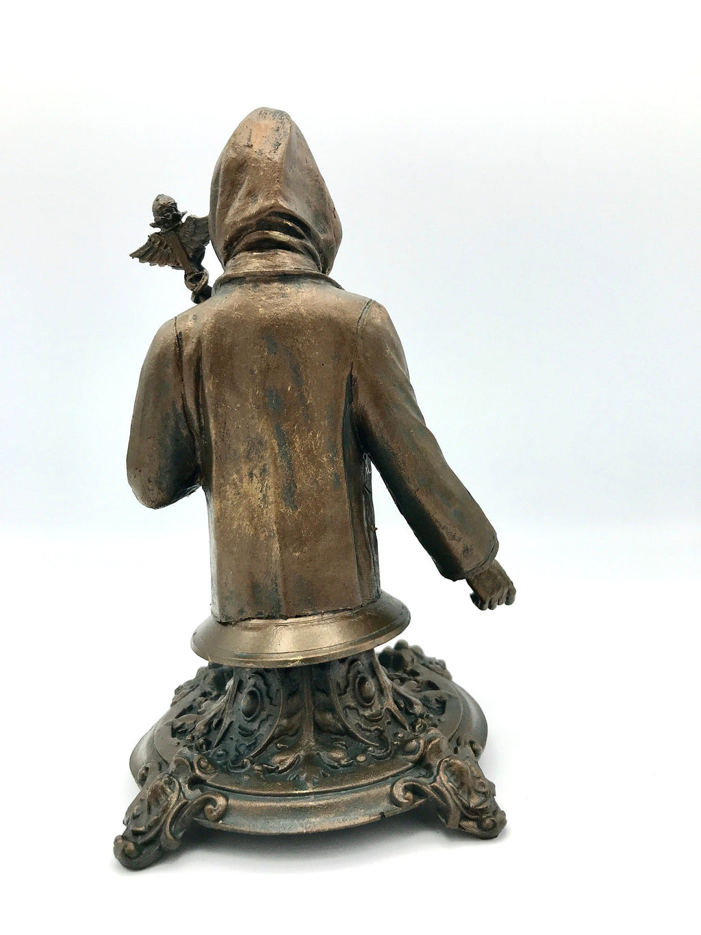 Healthcare Worker Bust — Plague Doctor Variant, Bronze Finish