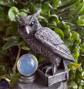 Horned Owl Witch's Familiar Hand-Painted Resin Figurine