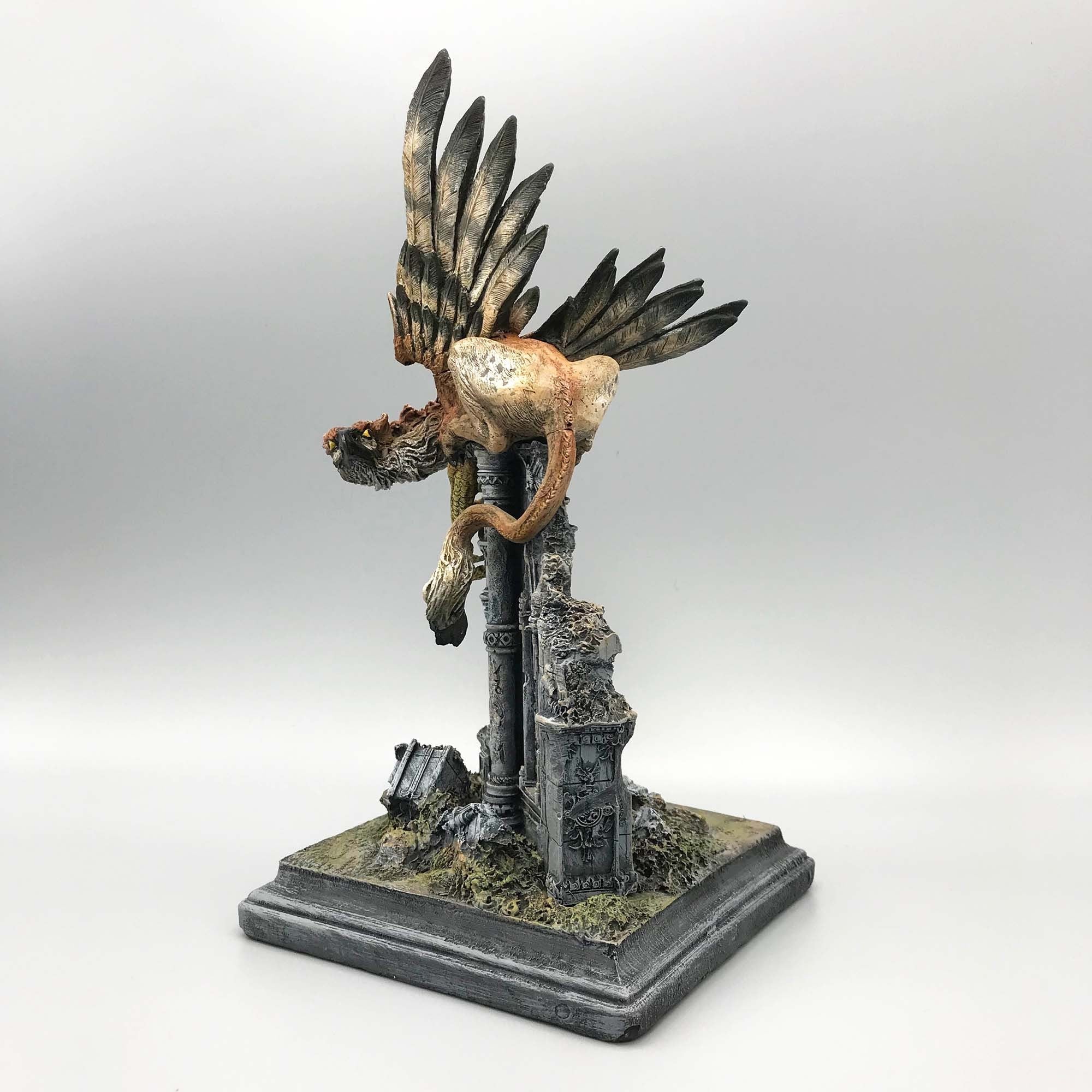 Griffin Hand-Painted Resin Figurine — Full Color