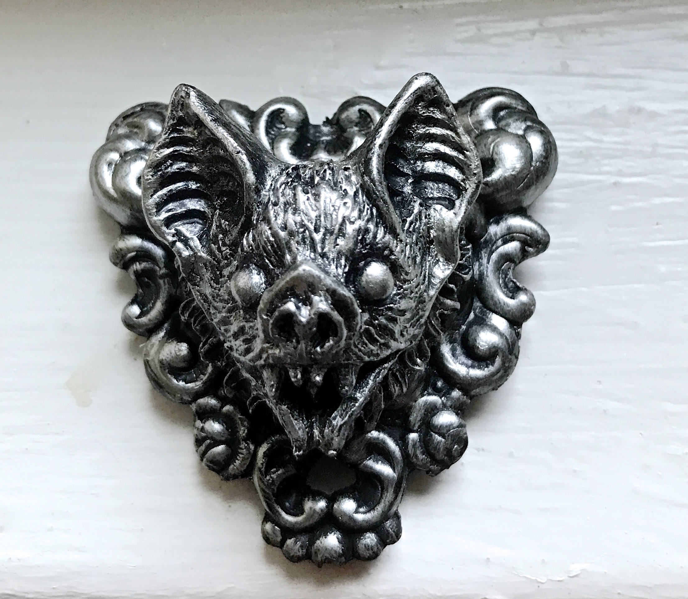 Vampire Bat Hand-Painted Resin Magnet