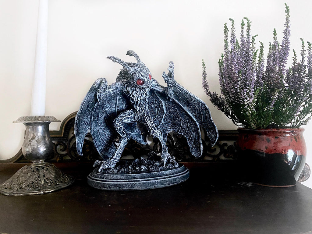 Mothman Hand-Painted Resin Figurine
