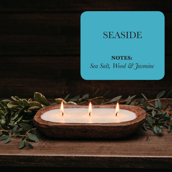 3-Wick Dough Bowl Soy Candle – Seaside