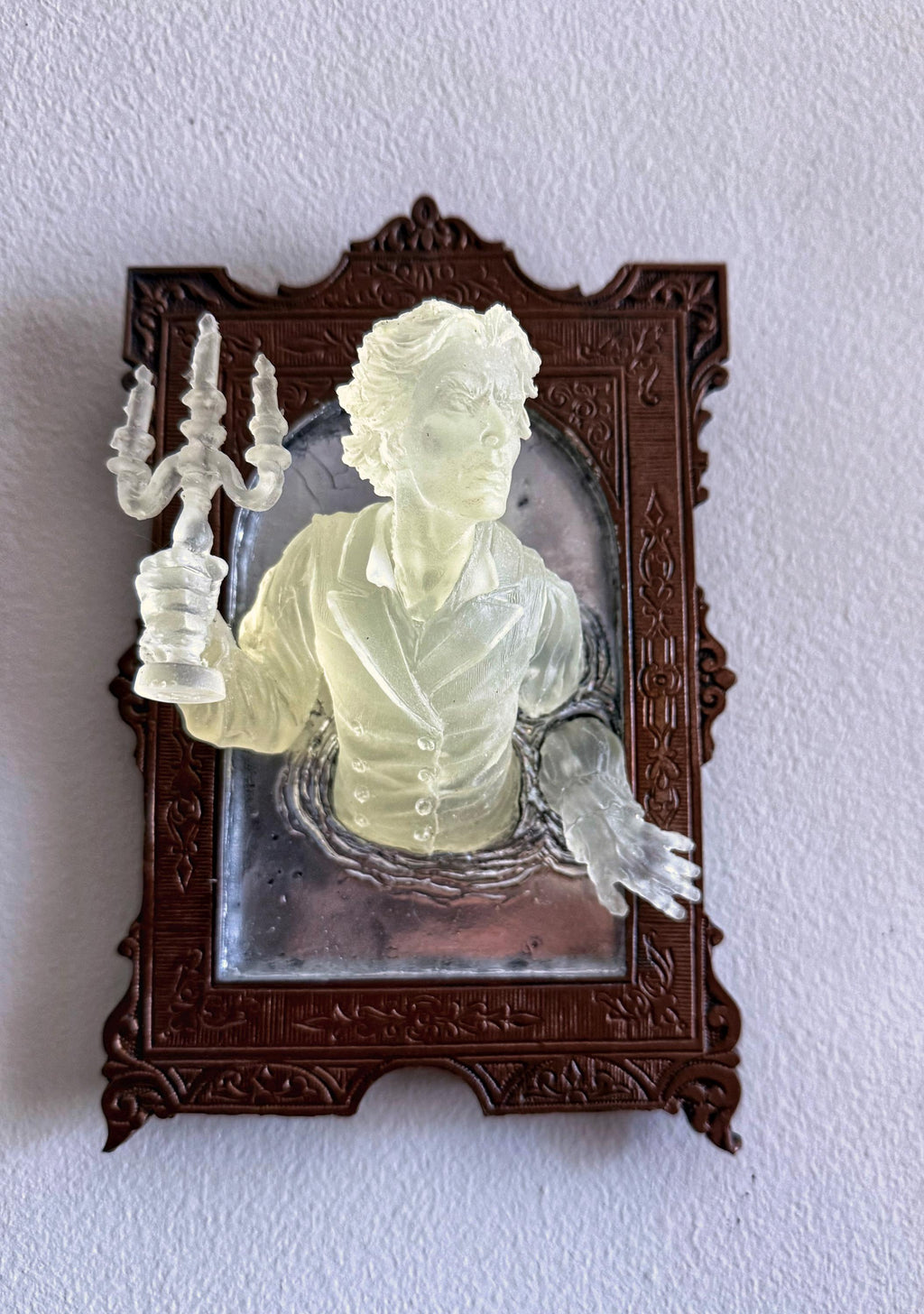 Gentleman Ghost in the Mirror Wall Plaque — Glow in the Dark