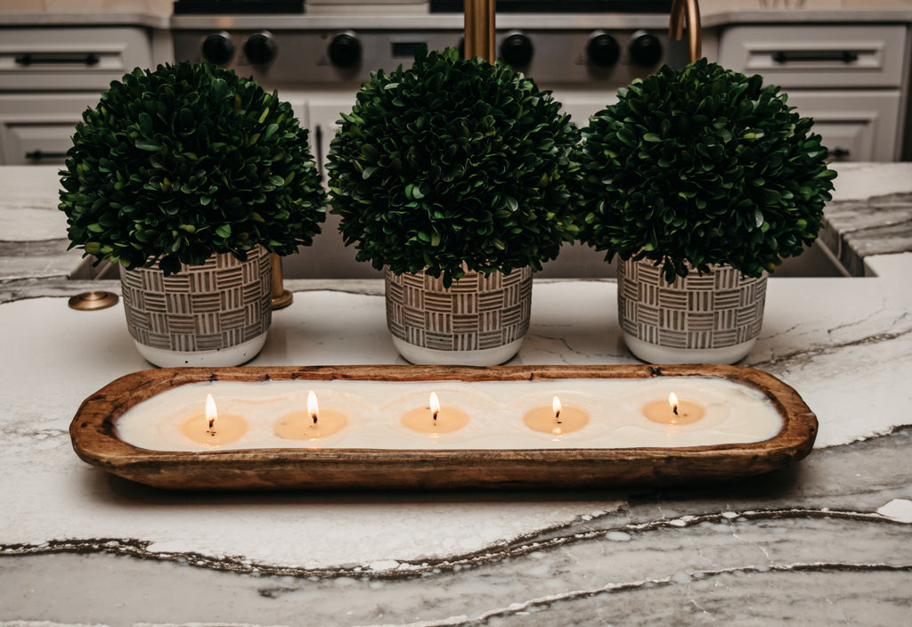 5-Wick Dough Bowl Soy Candle – Magnolia