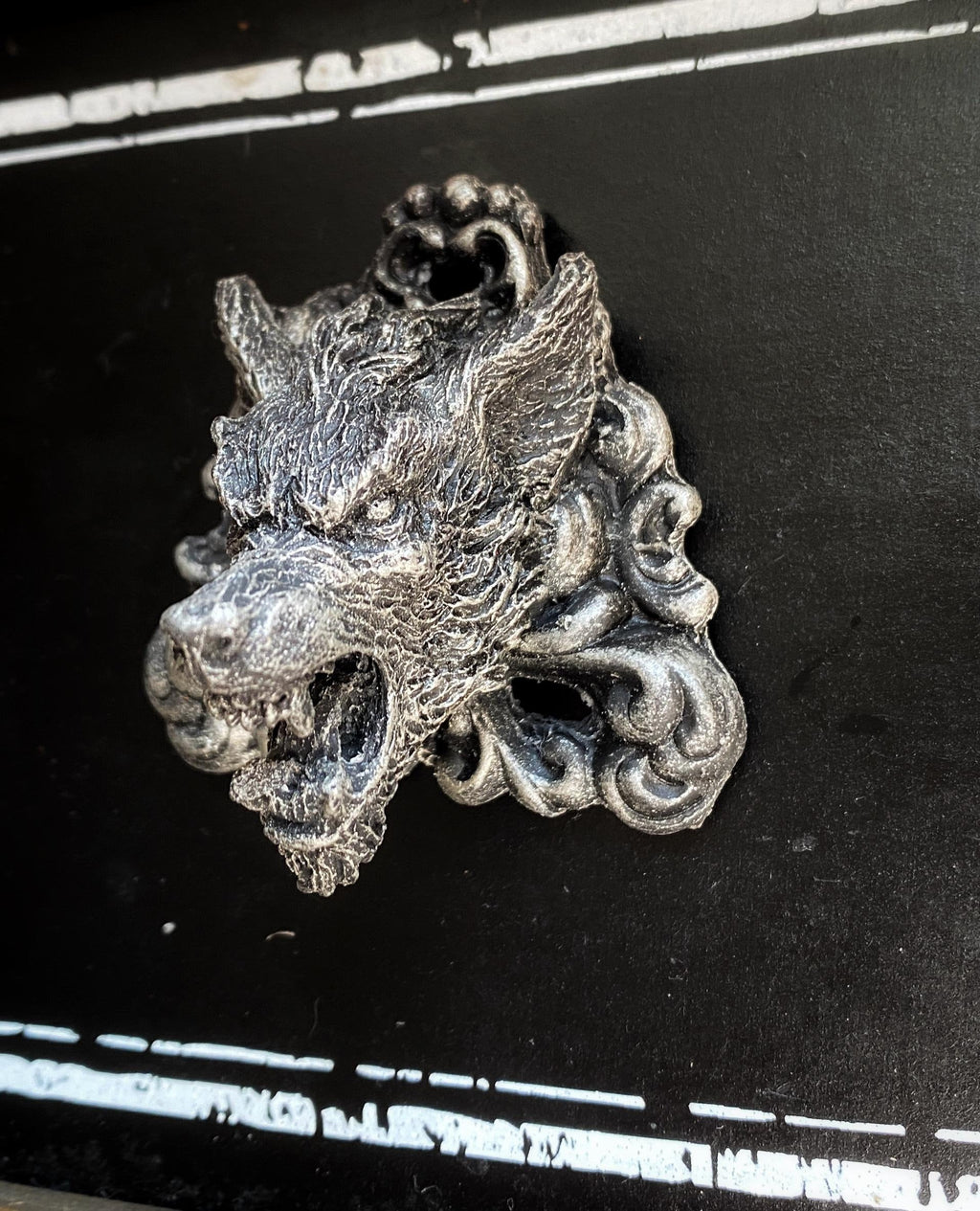 Werewolf Hand-Painted Resin Magnet