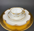 Theodore Haviland Limoges Silver Anniversary Tea Trio – Cup, Saucer & Salad Plate