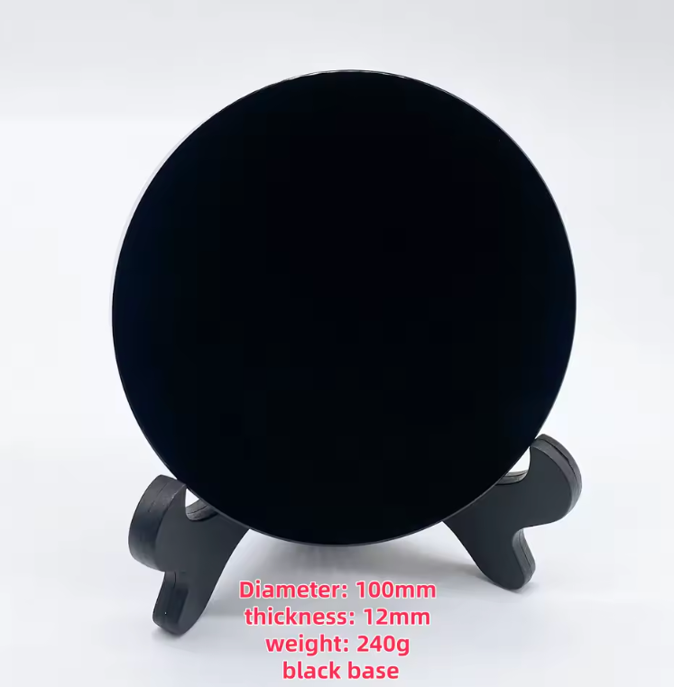 Black Obsidian Mirror