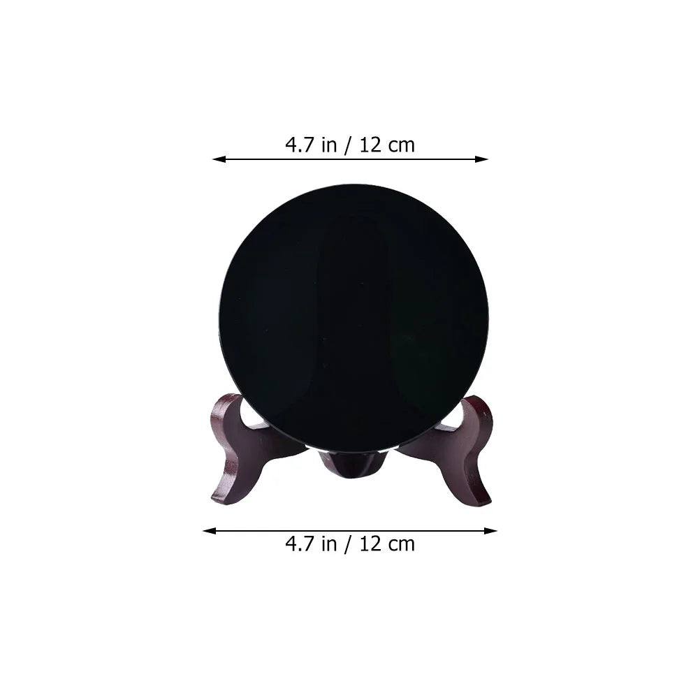 Black Obsidian Mirror