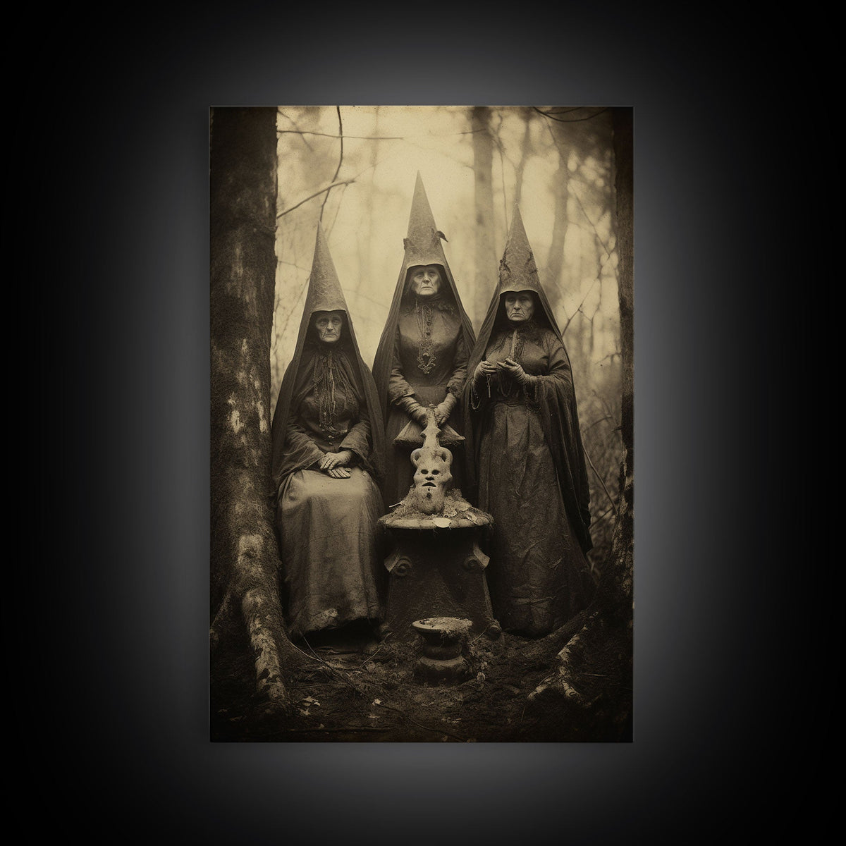 The Coven, Victorian Witches, Vintage Tintype