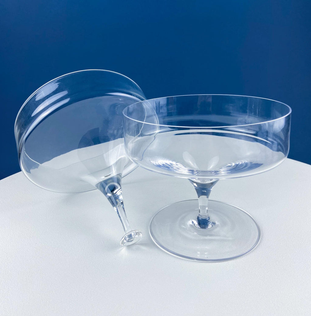 Crystal Clear Footed Candy Bowl or Serving Dish with Empoli Style Lid. Unique Mid Century Modern Apothecary Jar. Home Store Cafe Decor.