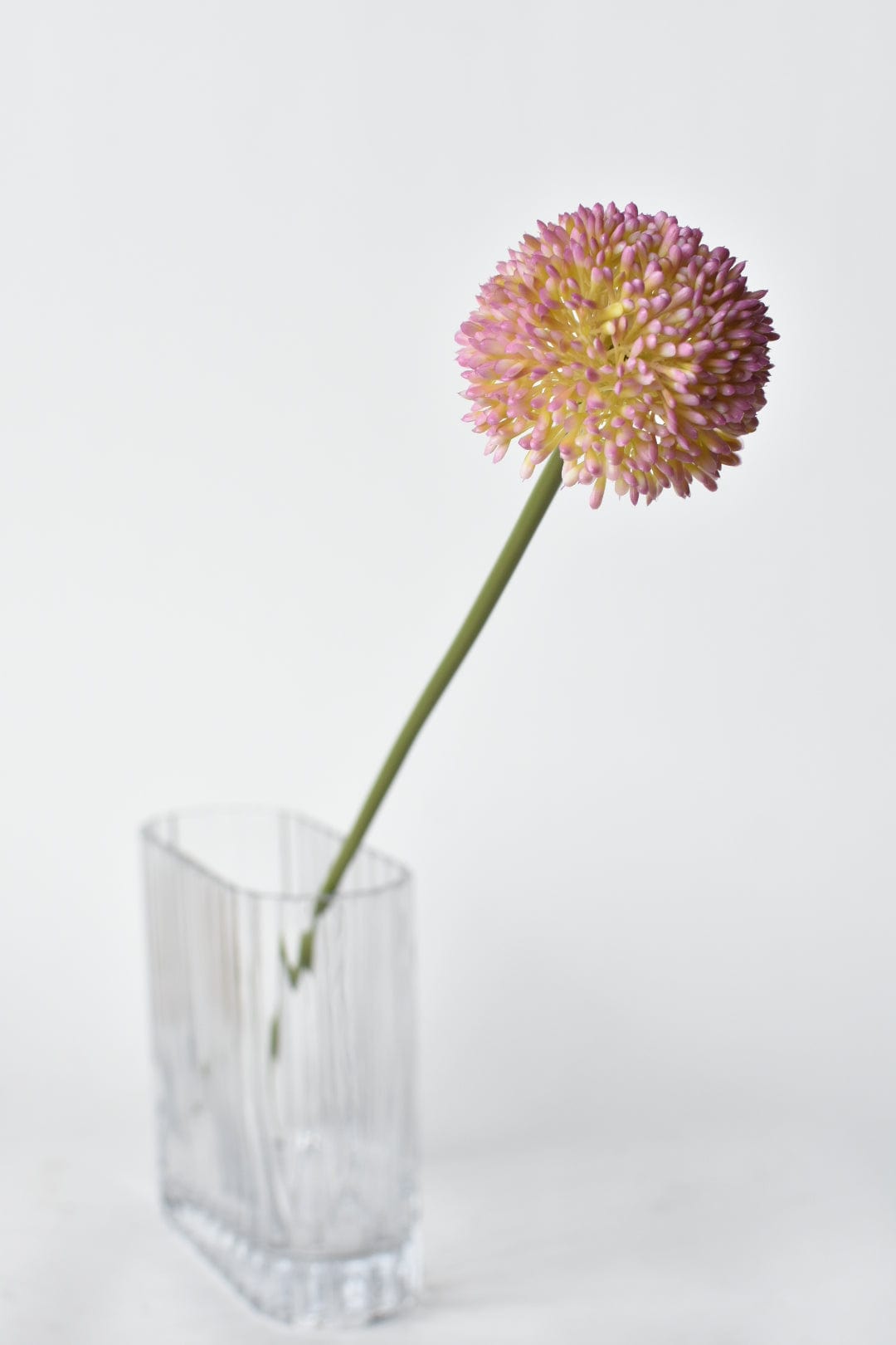 17.5" Faux Lavender Allium Stem