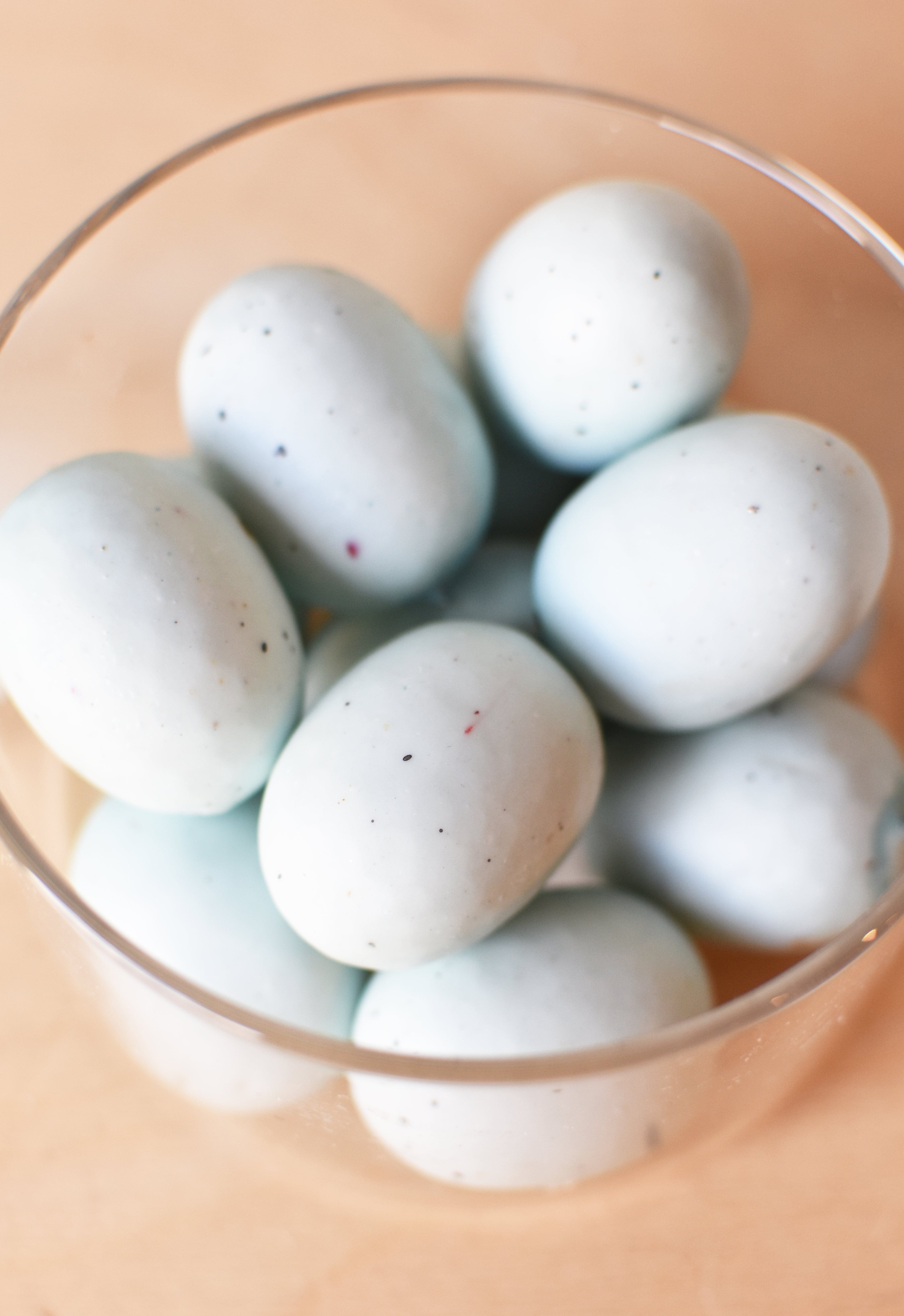 1.5" Faux Light Blue Eggs Assortment