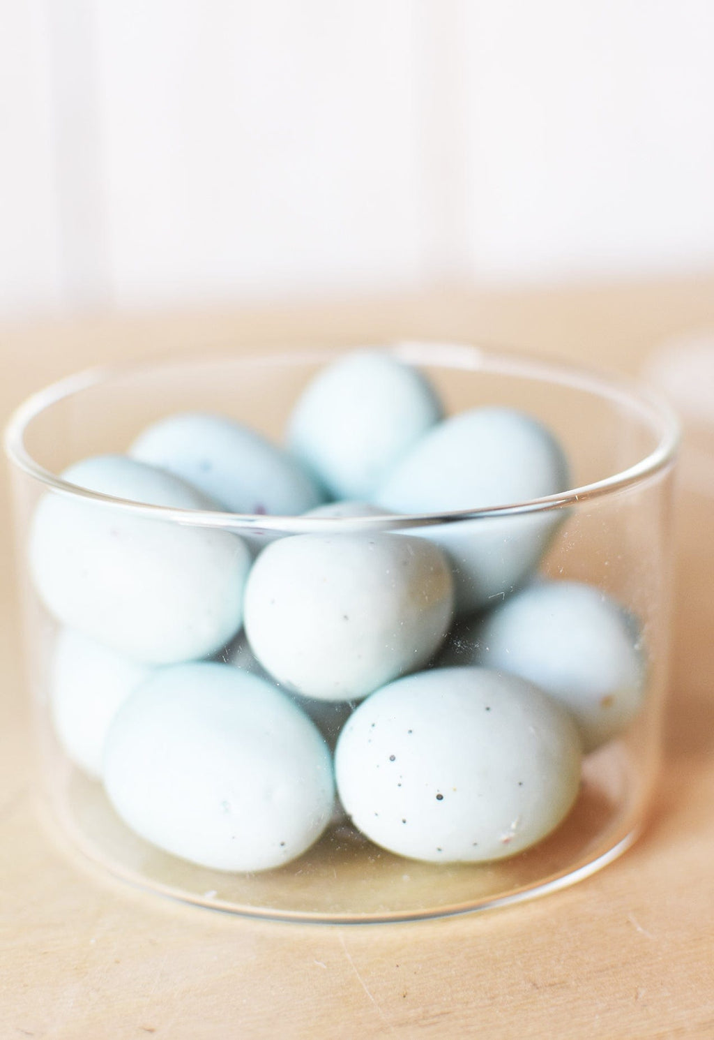 1.5" Faux Light Blue Eggs Assortment