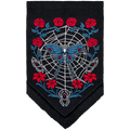 Entangled — Gothic Moth & Spider Web Wall Hanging