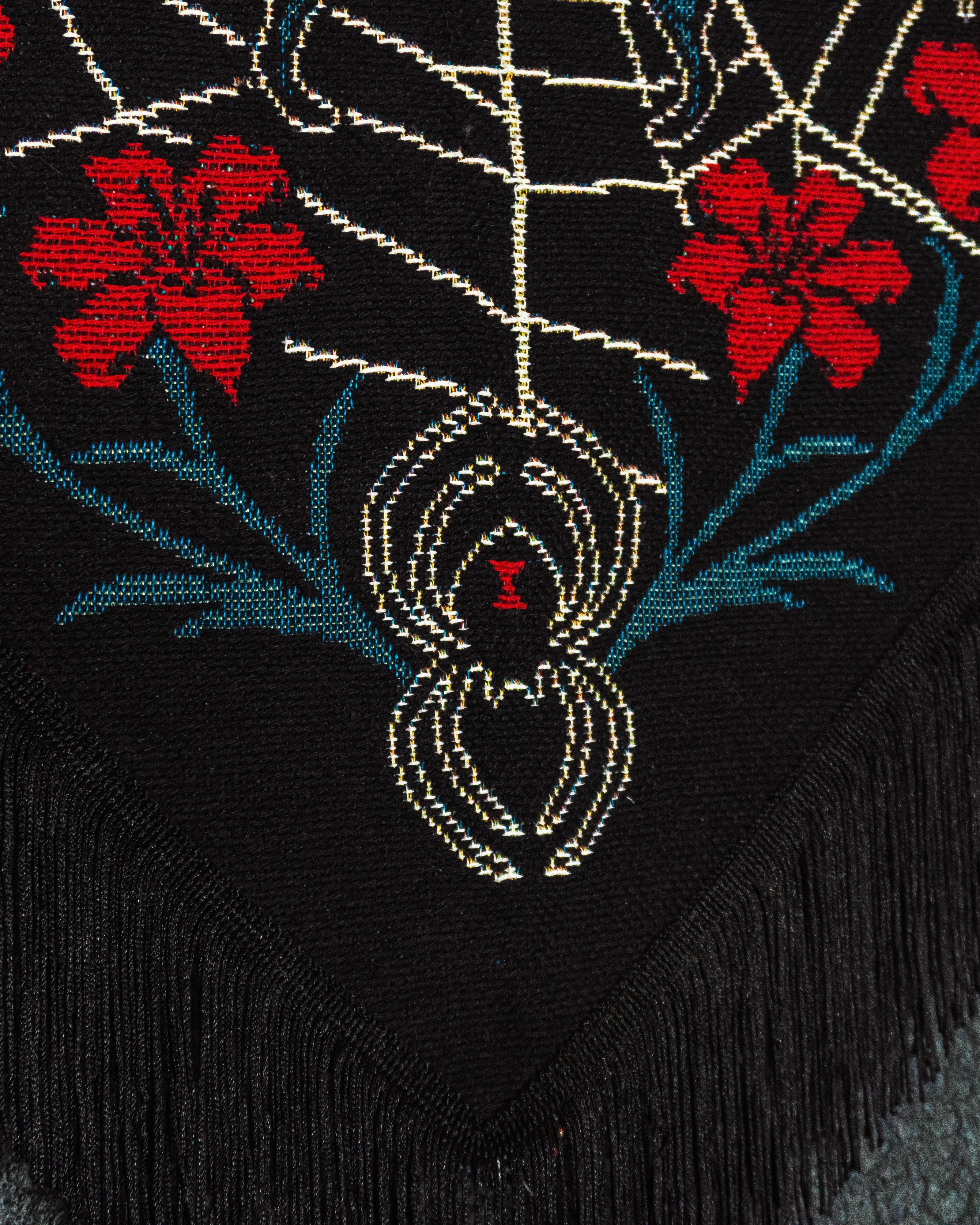 Entangled — Gothic Moth & Spider Web Wall Hanging