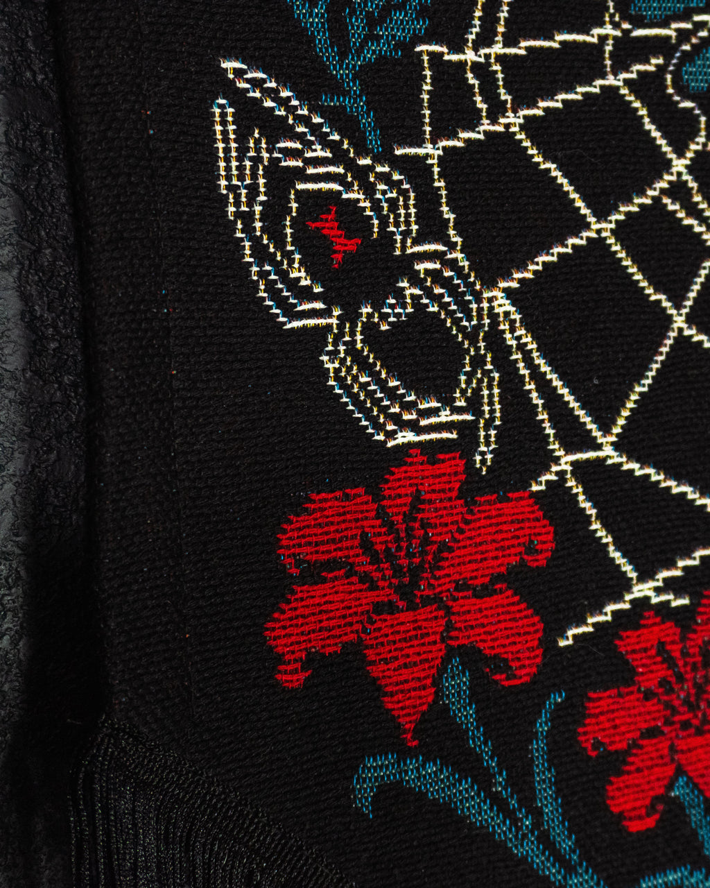 Entangled — Gothic Moth & Spider Web Wall Hanging
