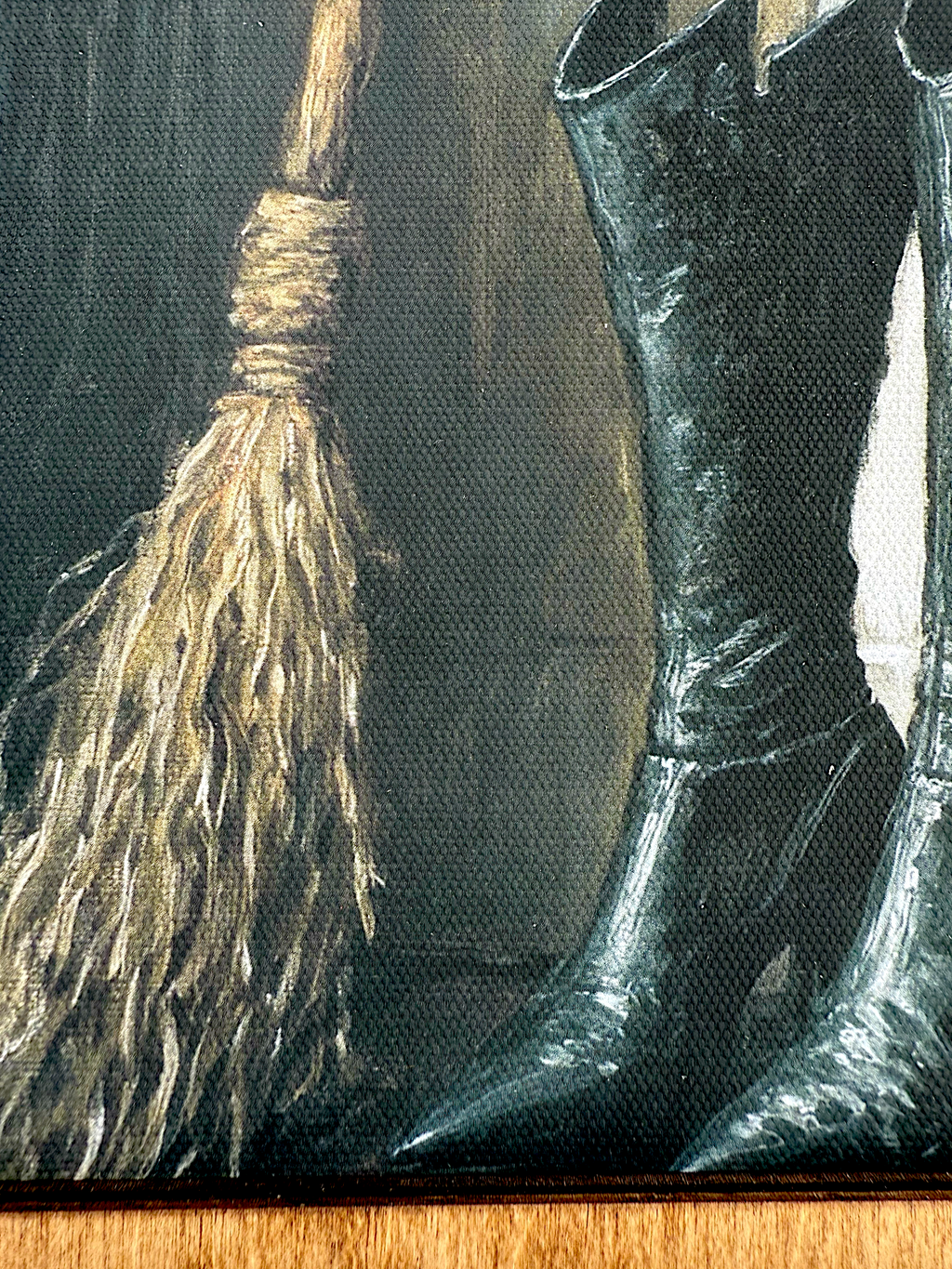 Provincial Witch Boots Framed Canvas