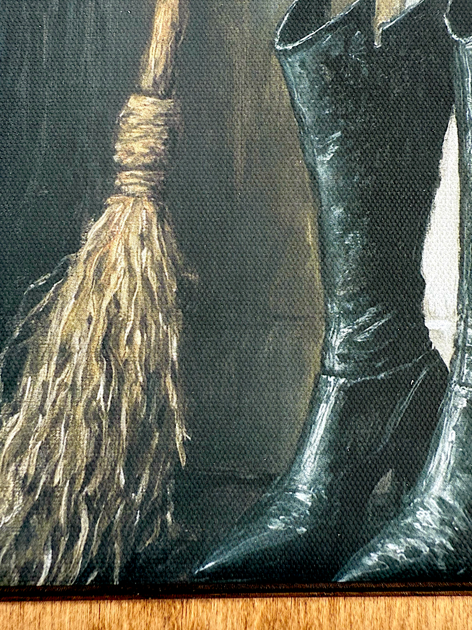 Provincial Witch Boots Framed Canvas