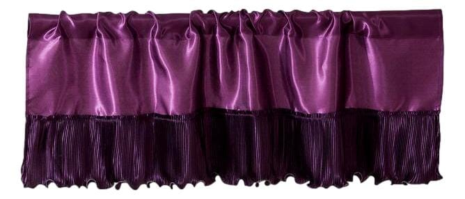 Dark Purple Midnight Bloom Valance