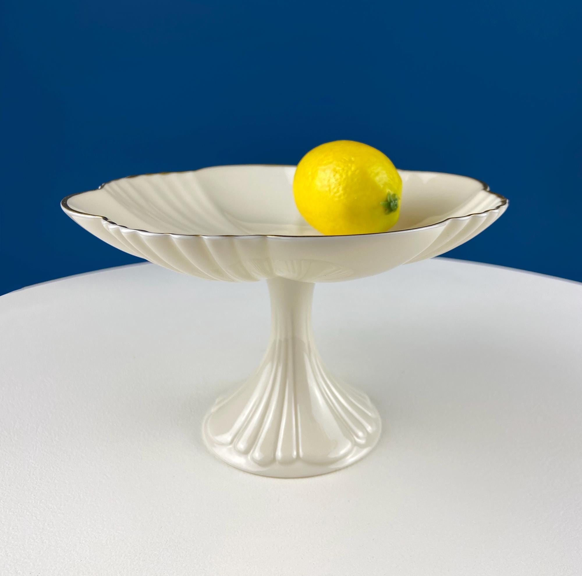 Lenox Classic Cream Porcelain Footed Compote