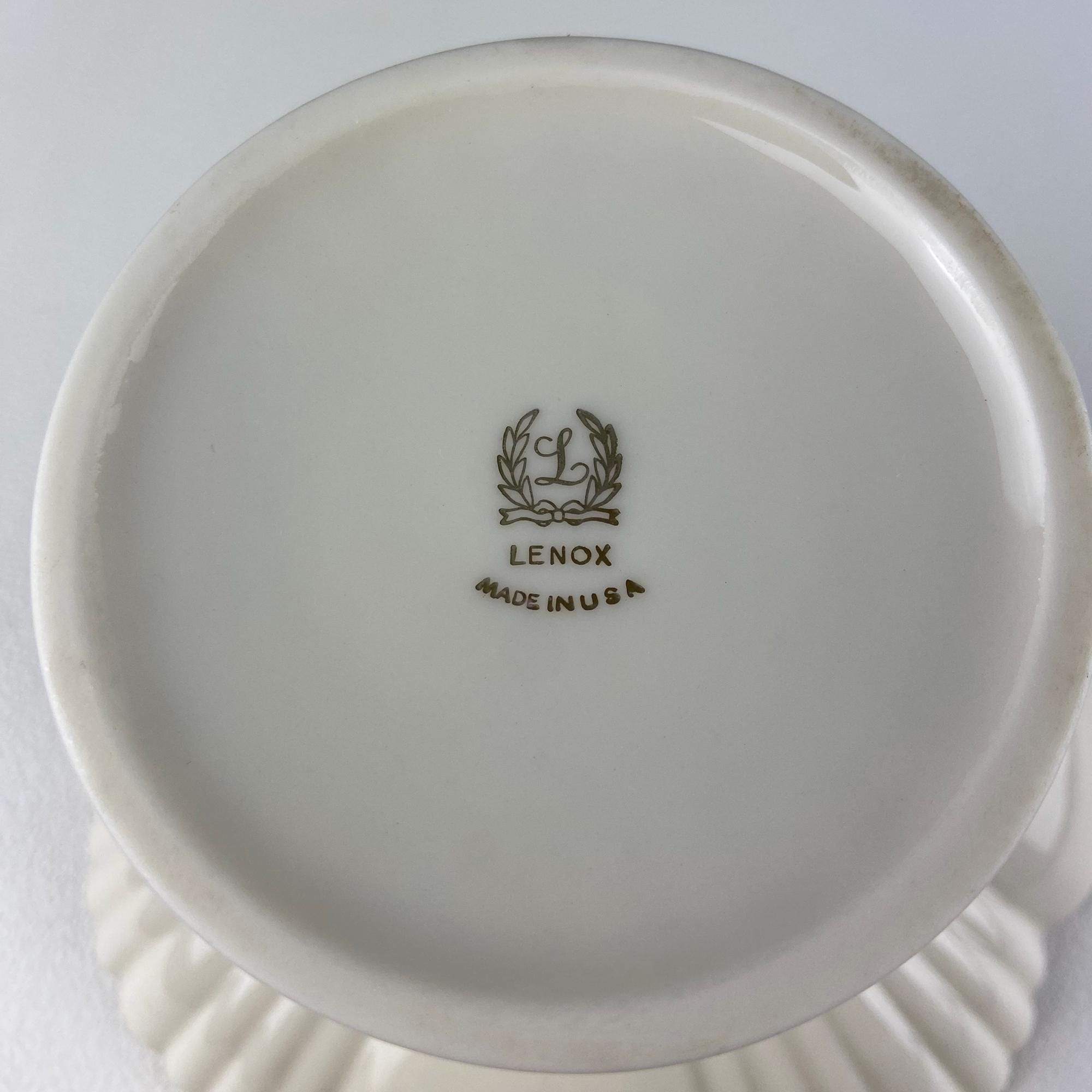 Lenox Classic Cream Porcelain Footed Compote